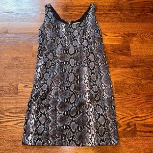 Michael Kors snakeskin print dress - size 12